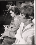 Marsha Hunt and Joyce Bulifant in the stage production The Paisley Convertible 