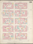 Manhattan, V. 1, Double Page Plate No. 29 [Map bounded by Ridge St., Rivington St., Cannon St., Jackson St., Madison St., Montgomery St.]