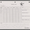 Stage manager's log