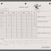 Stage manager's log