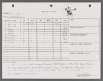 Stage manager's log