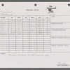 Stage manager's log