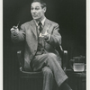 Joseph Wiseman in the stage production In the Matter of J. Robert Oppenheimer