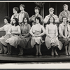 Barbara Andres, Tovah Feldshuh, Virginia Sandifur, Rebecca York, Mary Sue Finnerty, Jamie Donnelly, Jimmy Brennan, Stephen Lehew, Jim Litten, Wayne Bryan and Laurence Guittard in the stage production Rodgers & Hart
