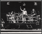 Val Pringle [left], Bill Copeland [center], Jack DeLeon [right] and unidentified others in the 1971 stage production of The Rise and Fall of the City of Mahagonny