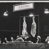 Alan Crofoot [center] and unidentified others in the 1971 stage production of The Rise and Fall of the City of Mahagonny