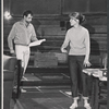 Lou Antonio and Julie Harris in rehearsal for the stage production Ready When You Are, C.B.!