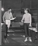 Lou Antonio and Julie Harris in rehearsal for the stage production Ready When You Are, C.B.!