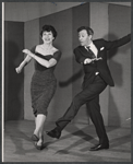 Betty Comden and Adolph Green in the 1959 stage production A Party with Comden and Green