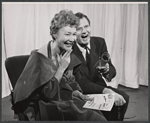 Dody Goodman and Charles Nelson Reilly in the stage production Parade