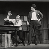 Robert Ryan [right] and unidentified in the 1968 stage production of The Front Page