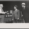 Charles White, John McGiver and unidentified in the 1968 stage production of The Front Page