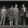 Charles White, Robert Ryan [right] and unidentified others in the 1968 stage production of The Front Page