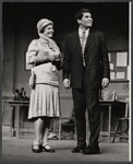 Estelle Parsons and unidentified in the 1968 stage production of The Front Page