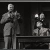 Charles White, Henry Fonda and John Beal in the 1968 stage production of The Front Page