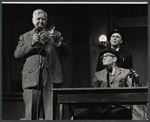 Charles White, Henry Fonda and John Beal in the 1968 stage production of The Front Page