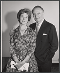 Wendy Hiller and Eric Portman in rehearsal for the stage production Flowering Cherry