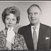 Wendy Hiller and Eric Portman in rehearsal for the stage production Flowering Cherry