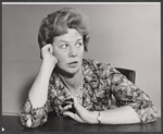 Wendy Hiller in rehearsal for the stage production Flowering Cherry