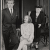 Tallulah Bankhead [center] and unidentified others in rehearsal for the stage production Eugenia