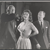 George Abbott, Undine Forrest and Paul Hartman in rehearsal for the stage production Drink to Me Only