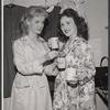 Diana Millay and Undine Forrest in rehearsal for the stage production Drink to Me Only