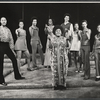 Alberta Bradford [center], Bobby Hill, Rhetta Hughes, Damon Evans, Vivian Reed [left] and unidentified others in the stage production Don't Bother Me I Can't Cope