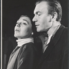 Anne Bancroft and John Colicos in rehearsal for the stage production The Devils