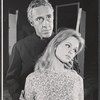 Jason Robards and Lynda Day in rehearsal for the stage production The Devils