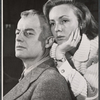Shepperd Strudwick and Sylvia Daneel in the stage production A Desert Incident