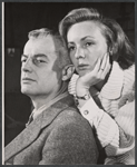 Shepperd Strudwick and Sylvia Daneel in the stage production A Desert Incident