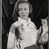 Sylvia Daneel in rehearsal for the stage production A Desert Incident