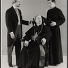 Stefan Gierasch, Fred Stewart and David Carradine in publicity for the stage production The Deputy