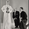 Robert Harris, Stefan Gierasch and David Carradine in publicity for the stage production The Deputy