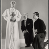 Robert Harris, Stefan Gierasch and David Carradine in publicity photo for the stage production The Deputy