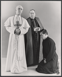 Robert Harris, Fred Stewart and David Carradine in publicity photo for the stage production The Deputy