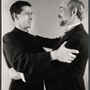 David Carradine and Stefan Gierasch in publicity for the stage production The Deputy