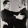David Carradine and Stefan Gierasch in publicity photo for the stage production The Deputy