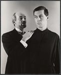 Stefan Gierasch and David Carradine in publicity photo for the stage production The Deputy