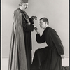 Fred Stewart and David Carradine in publicity photo for the stage production The Deputy