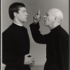 Studio portrait of David Carradine and Robert Harris in the stage production The Deputy