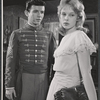 Doug Lambert and Sandy Dennis in the 1959 tour of the stage production The Dark at the Top of the Stairs