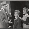 George L. Smith, Charles Saari and Barbara Baxley in the 1959 tour of the stage production The Dark at the Top of the Stairs