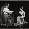 Hilda Brawner and unidentified in the replacement cast of The Collection & The Dumbwaiter