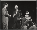 Hugh Franklin, James Patterson and unidentified [left] in the replacement cast of The Collection & The Dumbwaiter