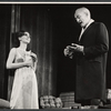 Hilda Brawner and Hugh Franklin in the replacement cast of The Collection & The Dumbwaiter