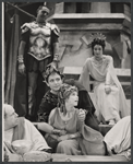 Kenneth Haigh, Colleen Dewhurst and unidentified others in the stage production Caligula
