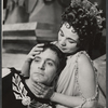 Kenneth Haigh and Colleen Dewhurst in the stage production Caligula