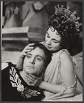 Kenneth Haigh and Colleen Dewhurst in the stage production Caligula