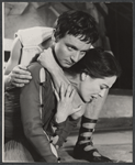 Kenneth Haigh and Colleen Dewhurst in the stage production Caligula